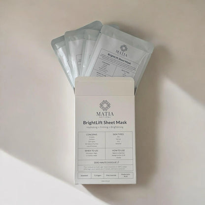 BrightLift Sheet Mask Bath and Body Matia Natural