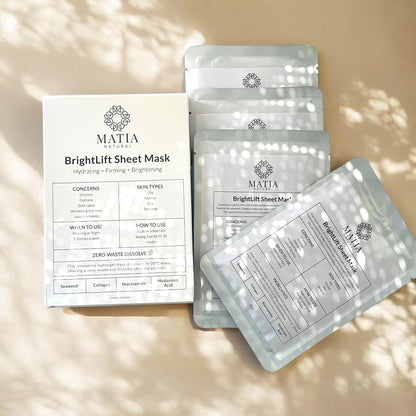 BrightLift Sheet Mask Bath and Body Matia Natural