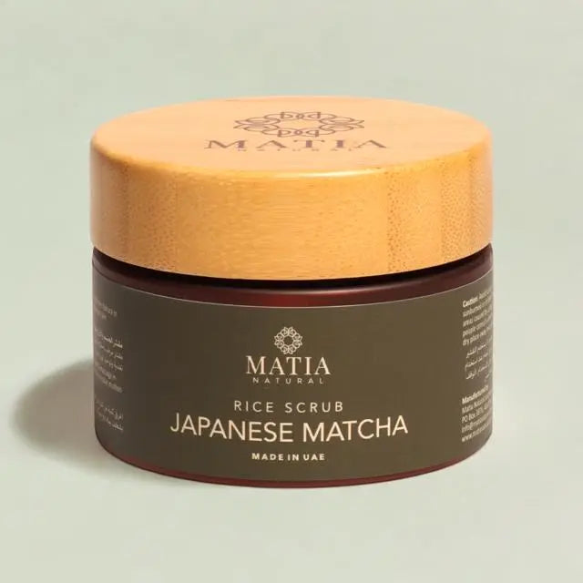 Japanese Matcha Rice Scrub matianatural