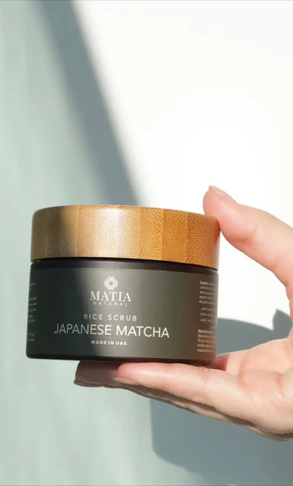 Japanese Matcha Rice Scrub matianatural